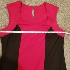 Red and Black dress